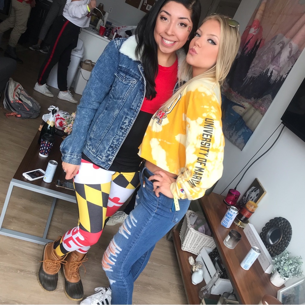 League Collegiate Maryland Flag Leggings